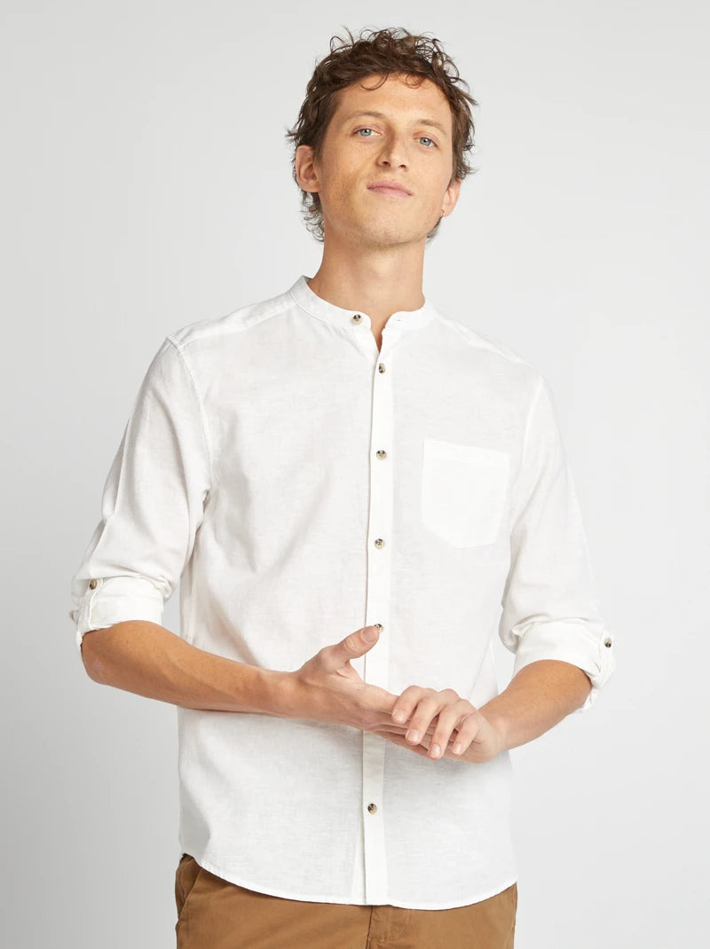 Camisa Blanca Minimal